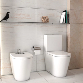 Bidet monobloque inspira round blanco 1251520000200 Roca