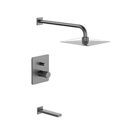 Griferia de ducha Piazza Lounge Art Monoc c/transf grafito 10906GF