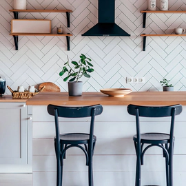 Flat brick bianco Misiones 5x21.5 brillante C3010 1º