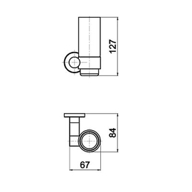 Accesorio Andez Portavaso Match Classic Cromo (206.19)