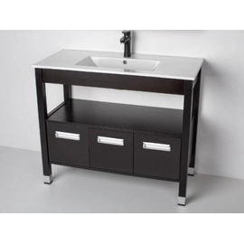 Mueble Campi Domus 100 con mesada Wengue 1 ag D100MC/LM