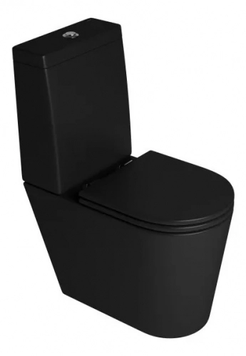 Inodoro largo Deca Link negro mate P.230.94