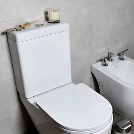 Depósito Ferrum fontana 4.5lts de apoyar dual FON-DP-001-BL