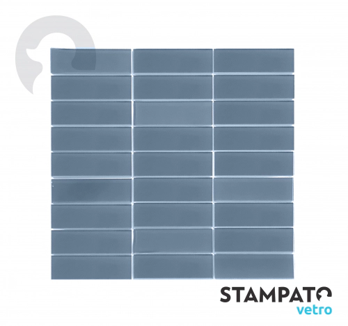 STAMPATO MALLAS (30x30) TIPO SUBWAY AZUL LISO