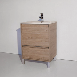 Vanitory Campi Tango alto 60 cm Roble ambar Sin mesada TA60RP