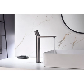 Griferia de lavatorio Piazza Lounge Art Monoc Alto grafito 10902GF