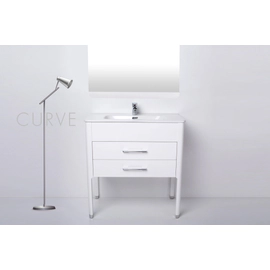 Mueble Campi Curve 60 blanco con mesada 1 ag