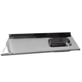 Mesada Mi Pileta 160cm simple acero 430