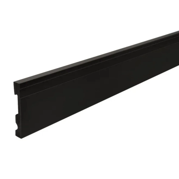 Zócalo Extra Line Epsilon 100 x 15 x 2,44 Negro Mate 2324E Atrim