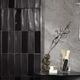 Ceramica 7x24.4 Arren vivant ligne noir mate