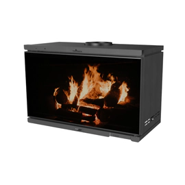 Calefactor a leña Tromen Paris Black 01-000-109