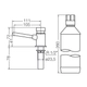 Dosificador FV pressmatic para jabón 0340-CR