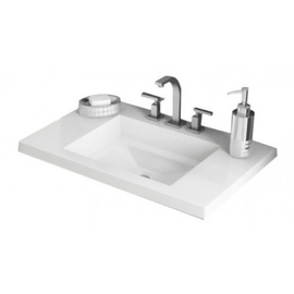 Mesada Schneider Fussion 100Cm de Apoyo Bco Sat