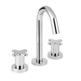 Grifería lavatorio Viva Hydros Nova Cruz cromo 344011