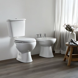 Inodoro corto Ferrum andina blanco AN-IN-006-BL