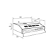 Purificador Spar bios 1 motor blanco 60cm 3766-B00