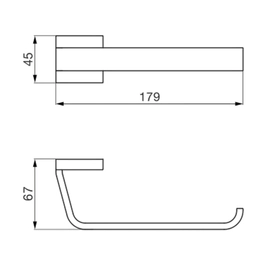 Portarrollo FV chalten cromo 0167/H4-CR