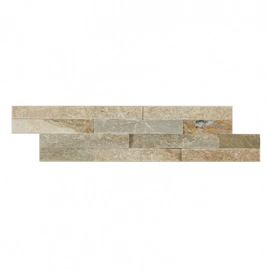 Revestimiento Misiones 10x40 Izmir  Chiaro Panel De Piedra