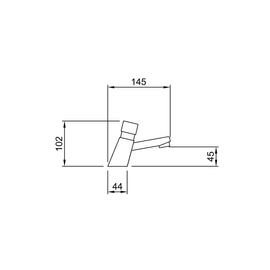 Griferia de lavatorio Bajo Temporizada Peirano Tecno 05-010
