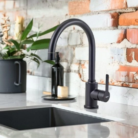 Griferia monocomando cocina Movie black 20-146N