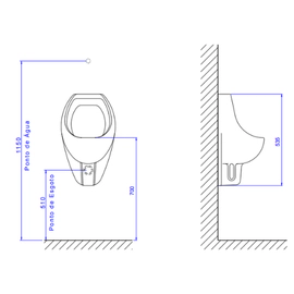 Mingitorio Deca bco M.715.17
