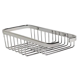 Jabonera Ottone con portashampoo 2 niveles cromo brillo