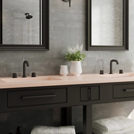 Grifería lavatorio Andez Flow Diamond Negro 0500.43.1.07.07