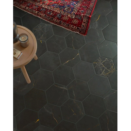 Misiones 17x19.5 ceramica hexagonal 17 black saudi bc1501 x mt2 (1m)