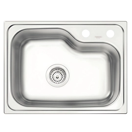 Bacha de cocina Tramontina 55x42x19cm morgana 48fx satinado con accesorios