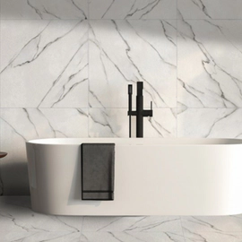 Porcelanato Alberdi 80x80 bari bianco pul 1°
