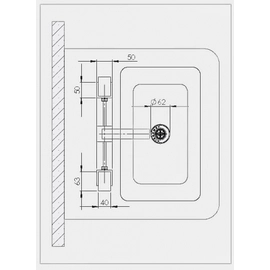 Griferia de lavatorio Hidromet Block lever black 3406