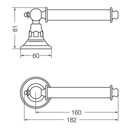 Portarrollo FV vermont cromo 0167/83-CR