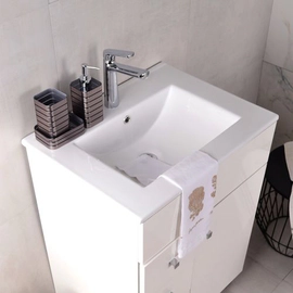 Mesada Ferrum Cadria 60cm c/bacha 1 ag LX61F B CDR-MS-003-BL