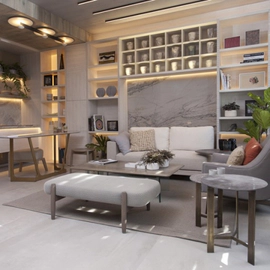 Porcelanato Vite 80x80 Antico Ivory cal 1º