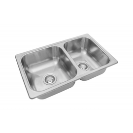 Bacha de cocina doble Johnson R63/18F