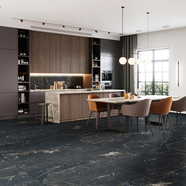 Porcelanato Alberdi Akros black pul 60x120 1°