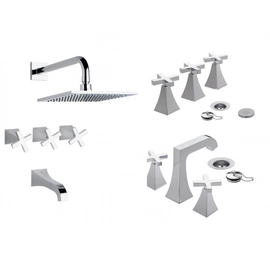 Griferia Baño Fv UrbanoLavatorio Bidet Ducha +&