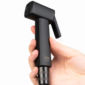 Bidet duchador para inodoro Ideal negro mate 10115