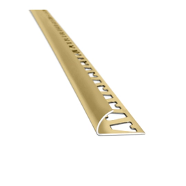 Guardacanto Atrim Arco Aluminio 10mm x 2,5 oro mate 1382