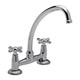 Grifería de cocina FV newport plus pico movil 0413/B2P-CR