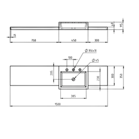 Mesada Cree Leah 150x35 1 ag bca LE150 (1 AG)