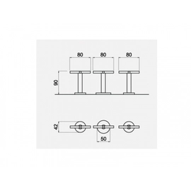 Griferia baño Andez Bidet Mass Cromo