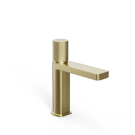 Hidromet griferia lavatorio monoc texture gold 9801gold