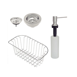 Bacha de cocina Tramontina 86x50x21cm morgana maxi 78fx satinado con accesorios