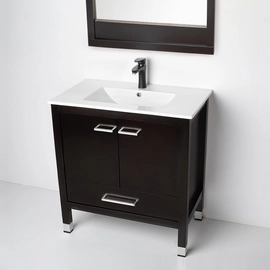 Mueble Campi Zebrano 80 1 ag con mesada ZH80C/LM