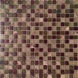 Revestimiento Arren 30x30 Vidrio/Piedra Beige - Modelo Vs421