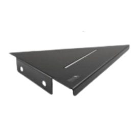 Estante Esquinero Atrim de aplicar linea negro mate ETP230NM