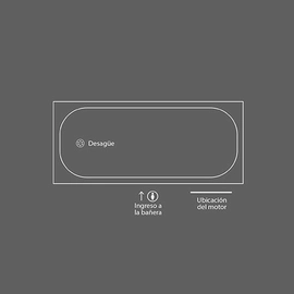 Hidromasaje Ferrum Niza Base 6j motor der16 H-NIZ-16-06-B-D
