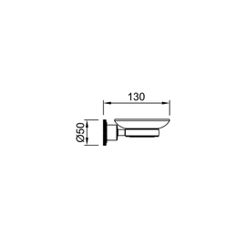 Portajabonera Peirano Pulse Linea 20000 Cromo 20050C