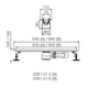 Desagüe FV 80 cm acero inoxidable lineal 0351.01.8-AI